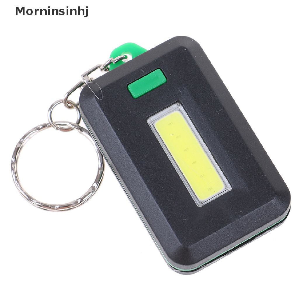 Mornin Senter led Cob mini portable Dengan Gantungan Kunci Untuk outdoor / Darurat