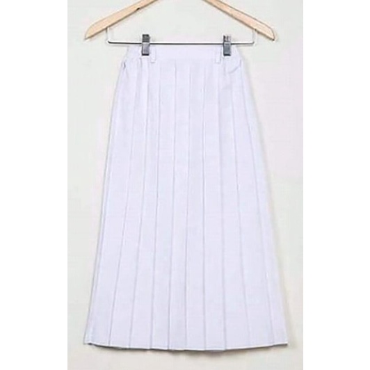 rok rempul putih anak perempuan sd panjang