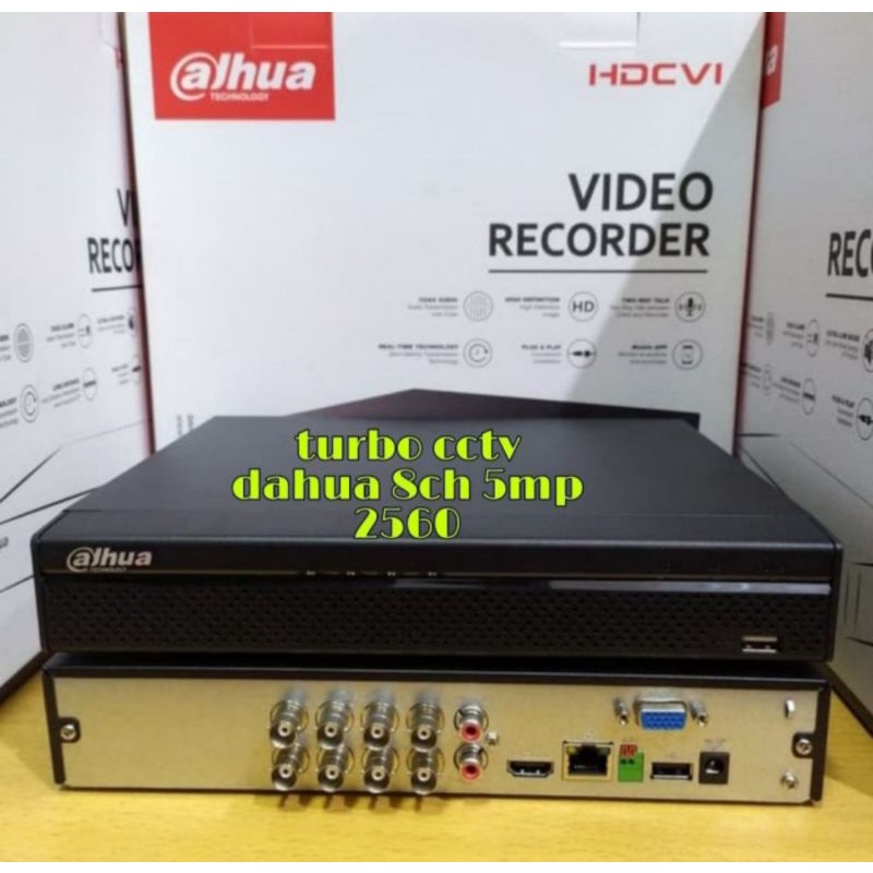 DVR DAHUA 8 CH XVR5108H-X 5MP HD-H.265