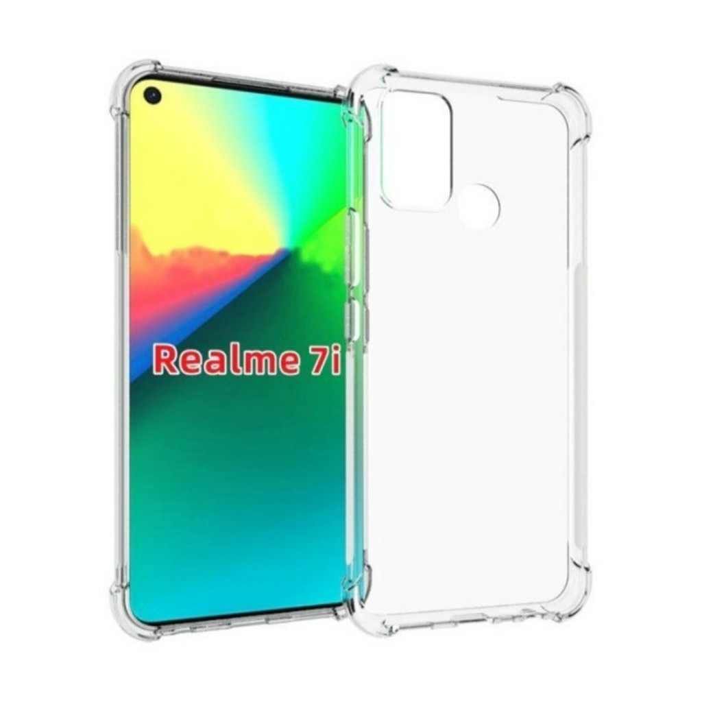 anticrack Realme 7 7i case casing cover anti crack airbag