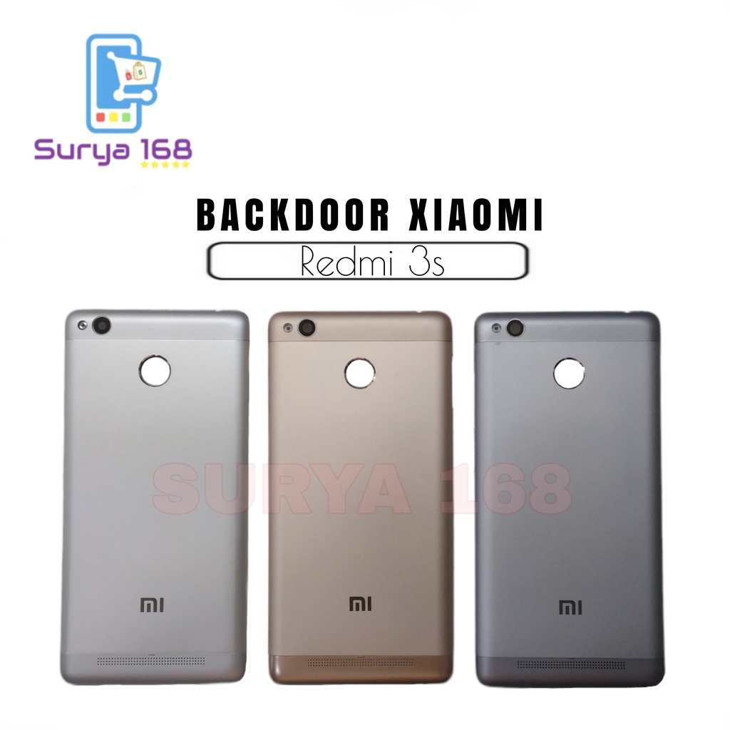 BACKDOOR BACK CASING BELAKANG TUTUP BATERAI XIAOMI REDMI 3S / 3 PRO