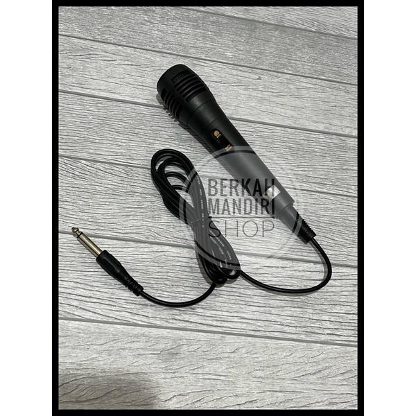 Bisa COD Microphone Kabel Karaoke Colokan Besar 6,5mm Murah Meriah