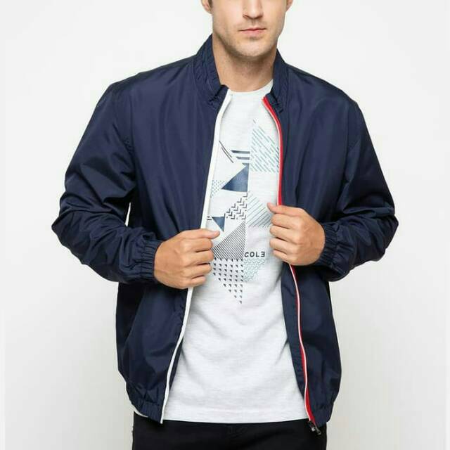 Jaket Parasut Pria Dewasa Cole Navy
