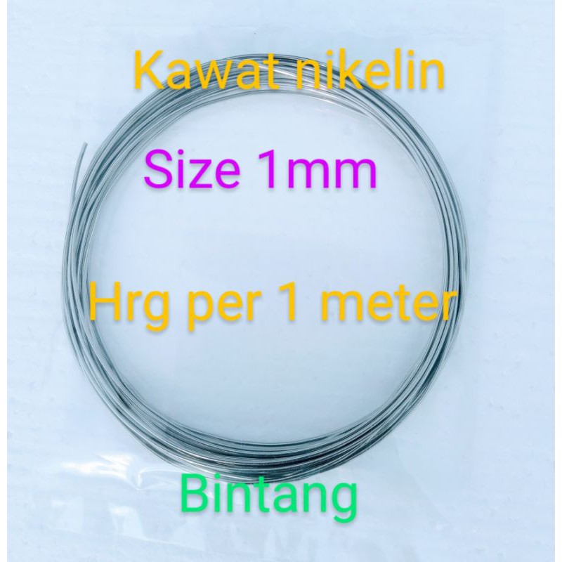 niklin 1 mm nikelin 1.0mm jual per meter