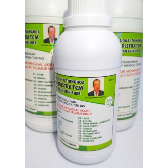 

TCM Jamu Herbal Pengobatan Tradisional Tionghoa Ramuan SHIN-SHEE 250ml