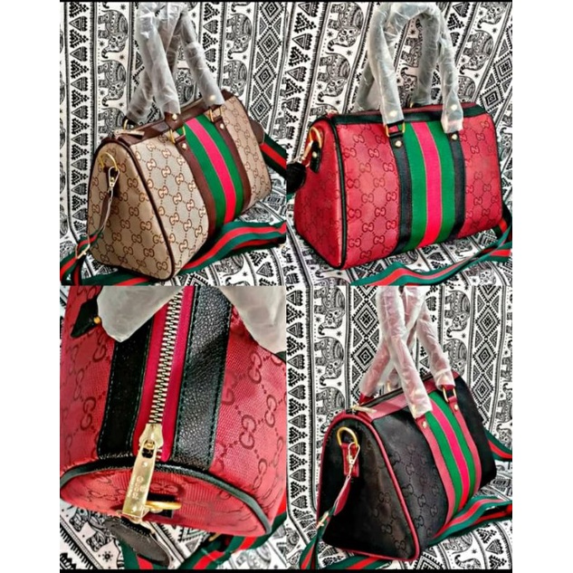 Tas speedy Gucci emboss  tali strap / slingbag / selempang / tas tabung