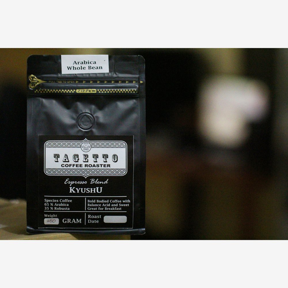 

Espresso Kyushu 1KG Tagetto Coffee Blend 65 Arabica - 35 Robusta Terlaris