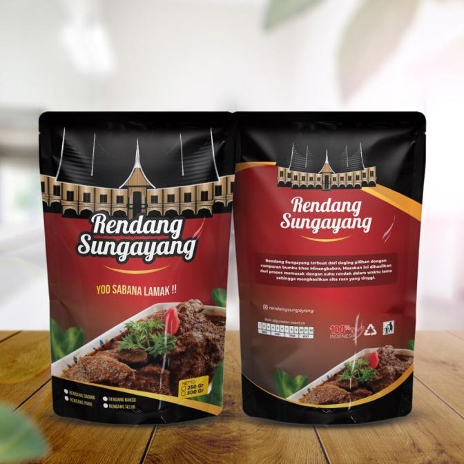 

Rendang Padang Daging 500 Asli Gram Sapi Rendang Sungayang Avikadilla5