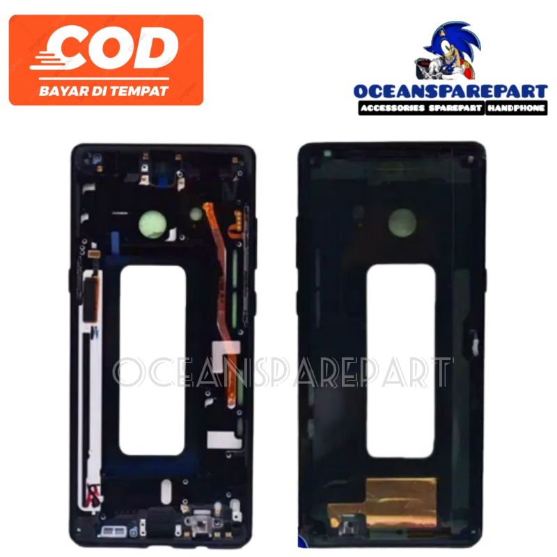 FRAME TULANG TENGAH TATAKAN DUDUKAN LCD SAMSUNG NOTE 8 ORI