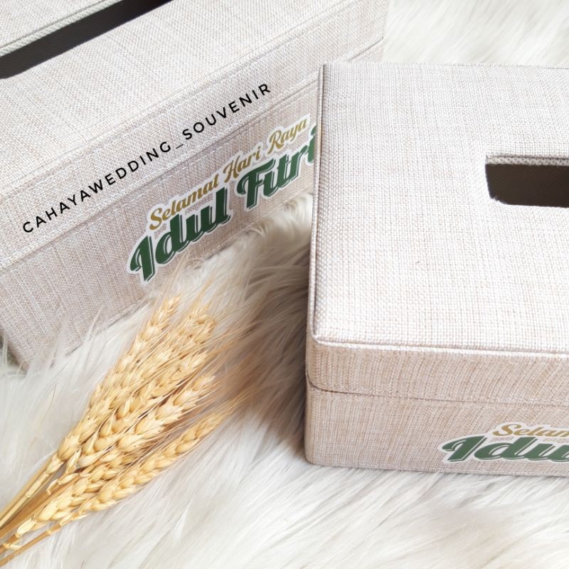 HAMPER Kotak Tissue Hardbox Kanvas Jepang Daphnie