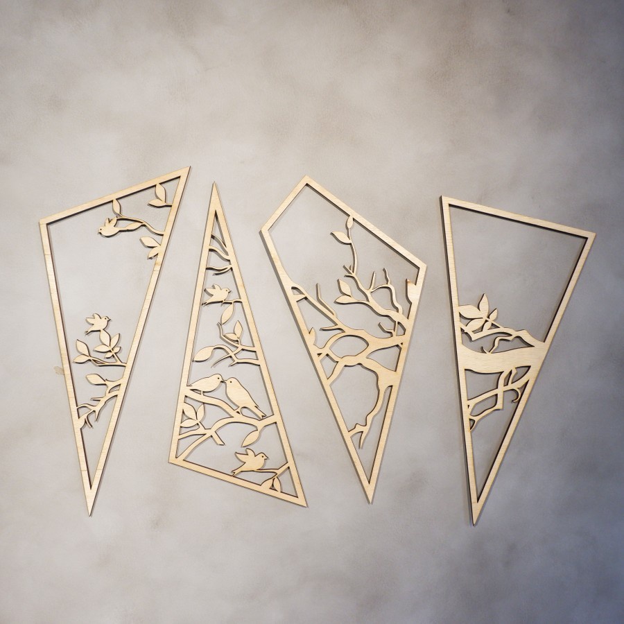 Hiasan dinding Laser cut Abstract elegan Termurah!