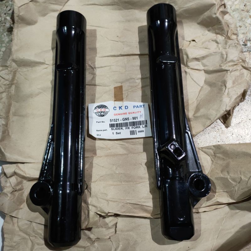 TABUNG SOK SHOCK SHOCKBREAKER DEPAN ASTREA GRAND LEGENDA HITAM NOS NON ORI STOK LAMA SPASANG