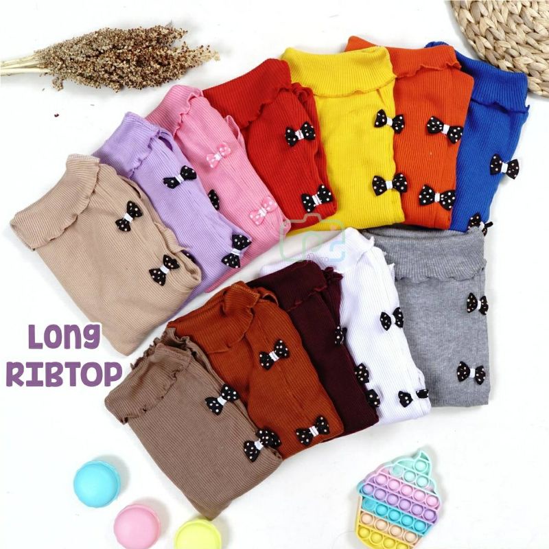 Long Rib Kaos Lengan Panjang Anak