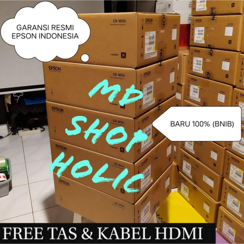 Projektor Epson EB - W06 ( Pengganti EB - W05 )