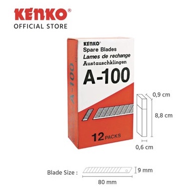 

Isi Cutter Kenko A100 Refill Cutter Kecil Ecer