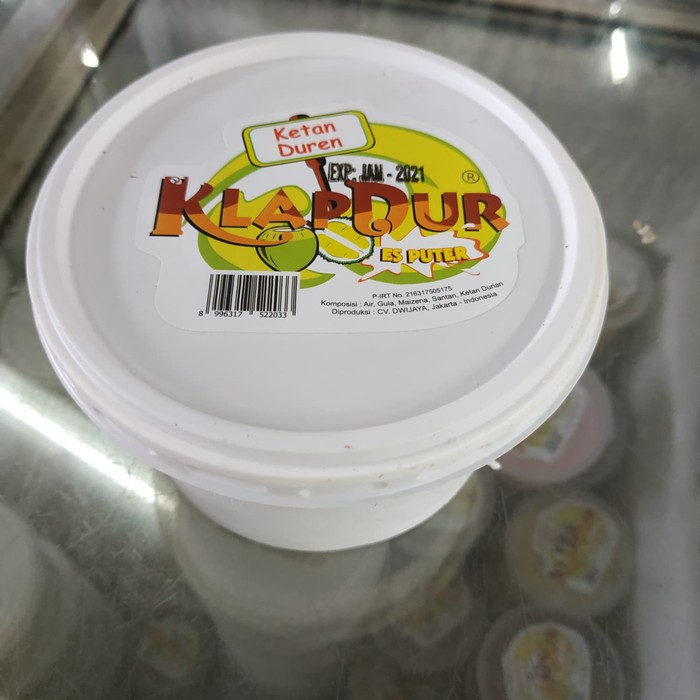 

KlapDur Es Krim Es puter Rasa Ketan Durian /pack