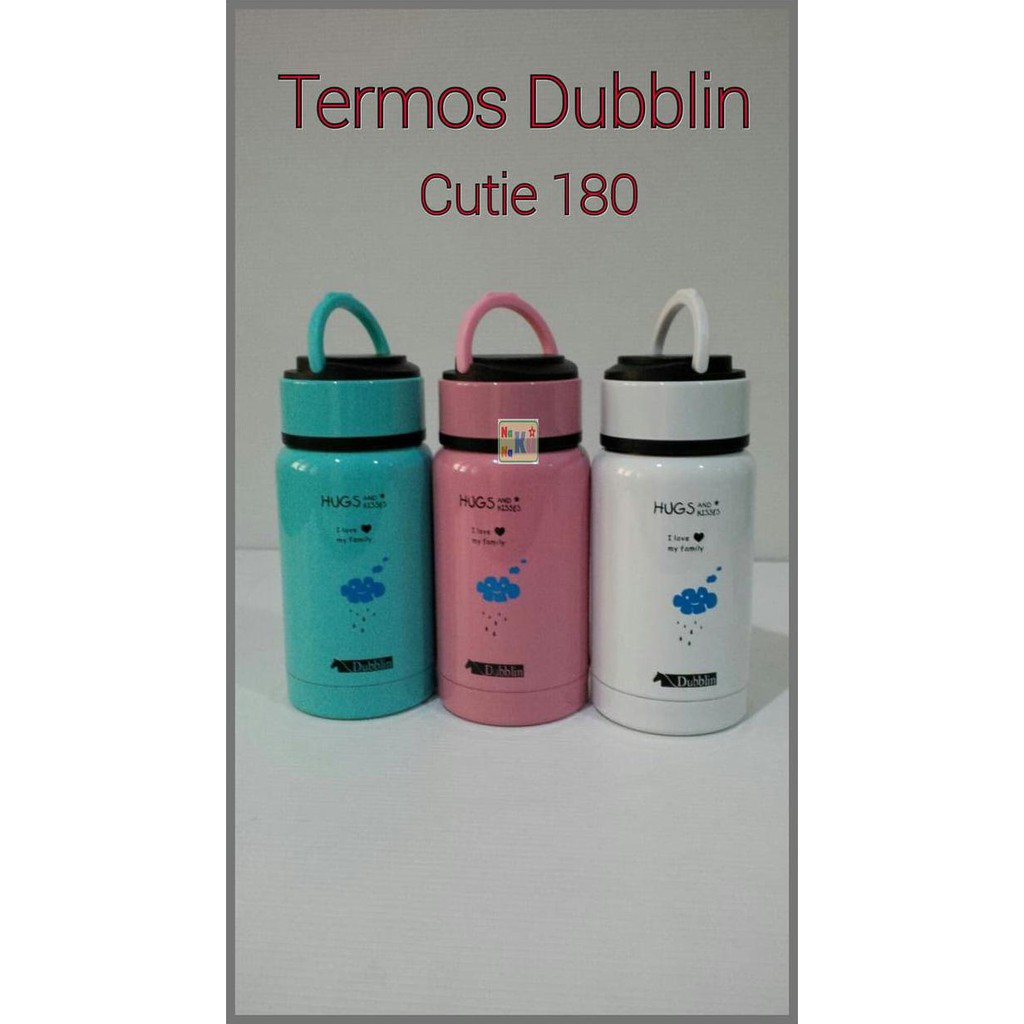 Termos Dubblin Cutie 180ml / Stainless / Utk Air Panas & Dingin