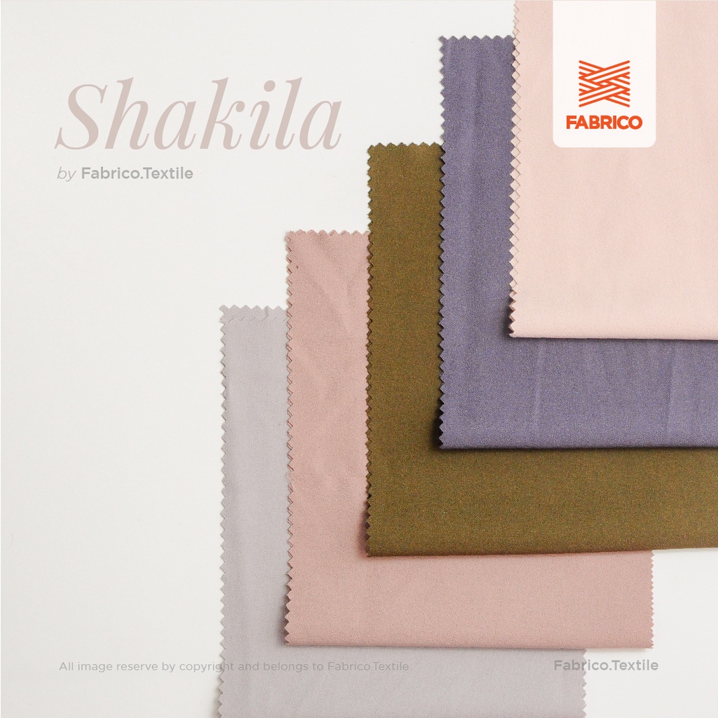 KAIN LADY SHAKILA STRETCH FABRICO PREMIUM GRADE A