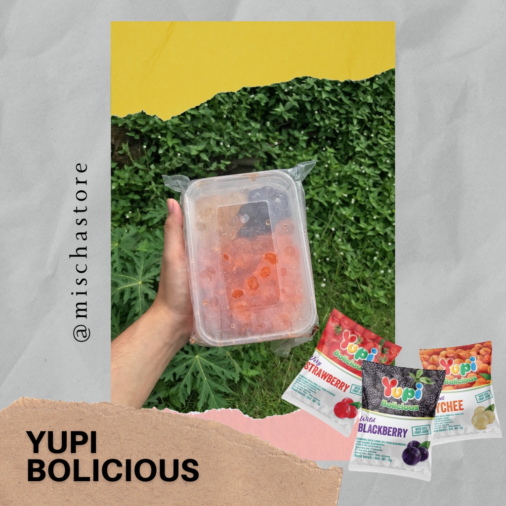 YUPI BOLICIOUS MIX RASA 500 GRAM ORIGINAL