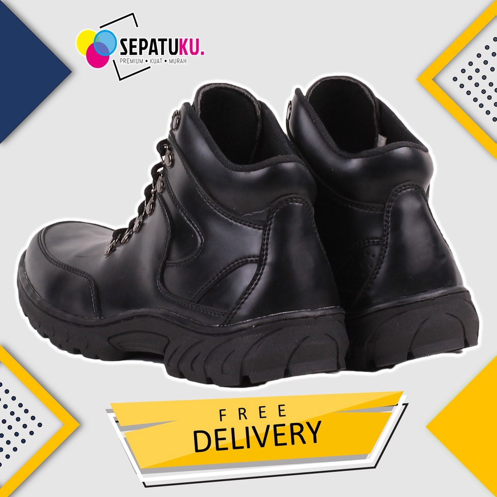 Sepatu Pria Keren Sepatu Pria Murah Sepatu Boots Safety Boot Pria Murah Spatu Pria Casual Sepatu Boots Boot But Pria Sport Original Sepatu Cowboy Sepatu Cowok Keren - Dragon-3