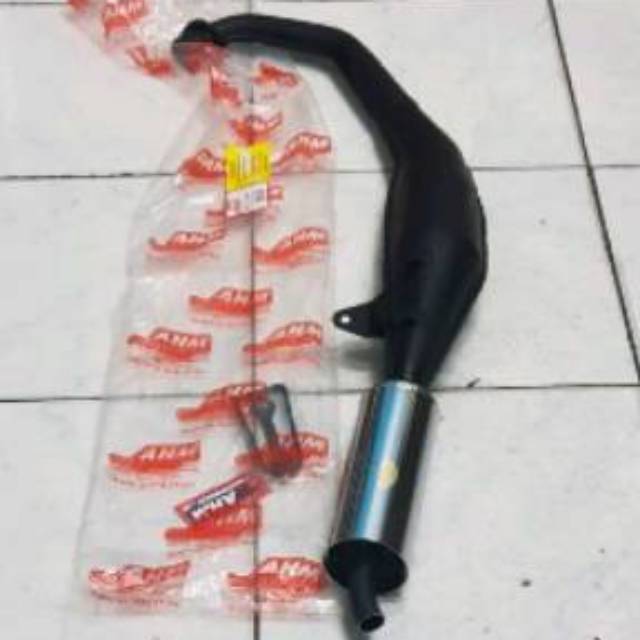 Knalpot standar racing AHM satria 2 tak original malaysia