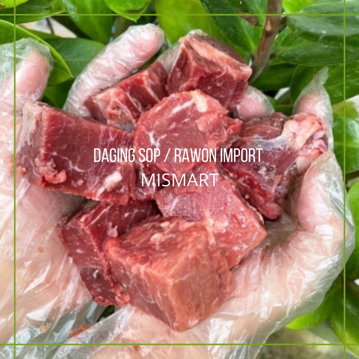 

DAGING SAPI SOP / RAWON POTONGAN IMPORT 500gr