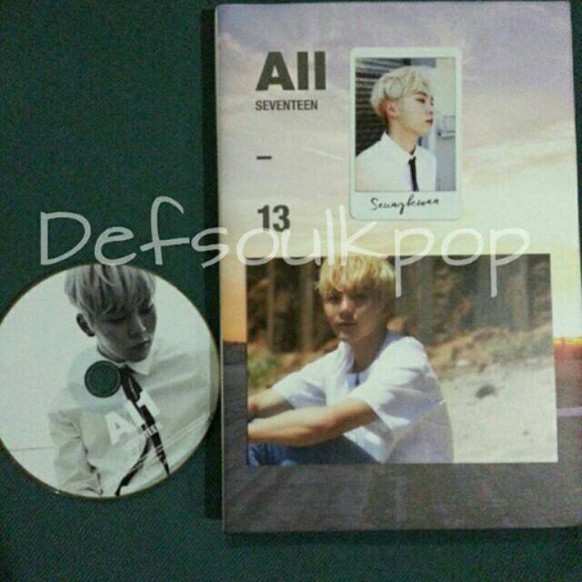 Seventeen - 4th Mini Album 'All Ver.' Seungkwan Set + Poster Group & Mingyu
