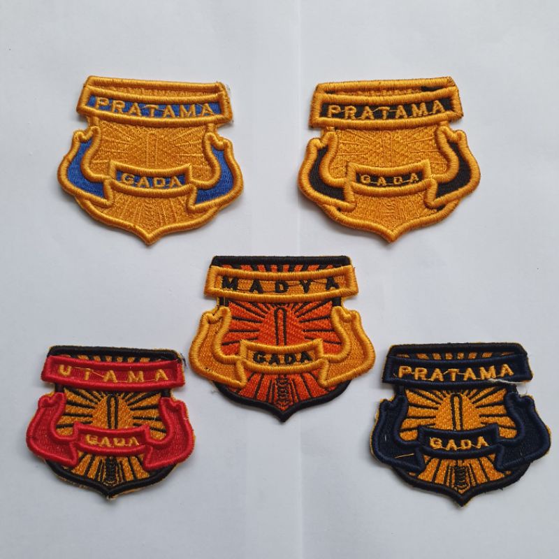 BORDIR ATRIBUT SATPAM GADA PRATAMA/MADYA/UTAMA  TIMBUL