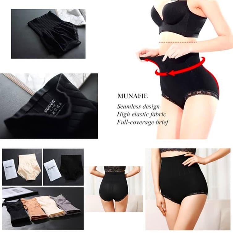 Munafie Slim Panty / Celana Korset Renda / slim korset