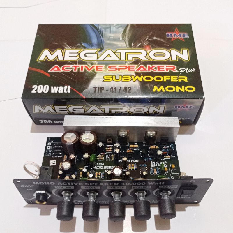 MEGATRON Active Speaker Plus Subwoofer Mono BME