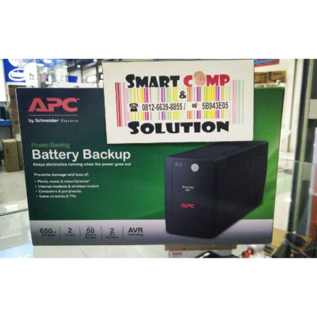 UPS APC BX650-LI-MS 650VA 325WATT