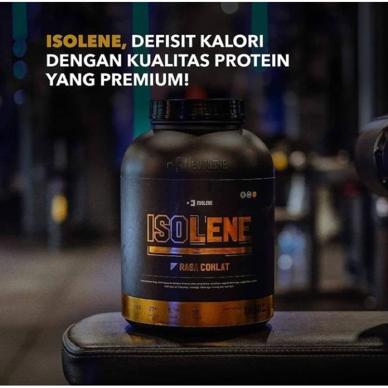 ISOLENE 50 Serving 1650gr gram Isoline Evolene Whey Protein Isolate