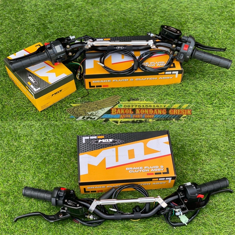 paket stang stir day copy daytona v1 almini hitam set gas ksr holder kiri vixion master mos nissin c