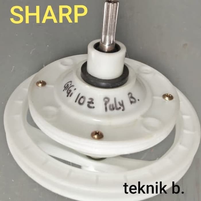 GEARBOX MESIN CUCI SHARP AS Gerigi 10 PULLEY BESAR