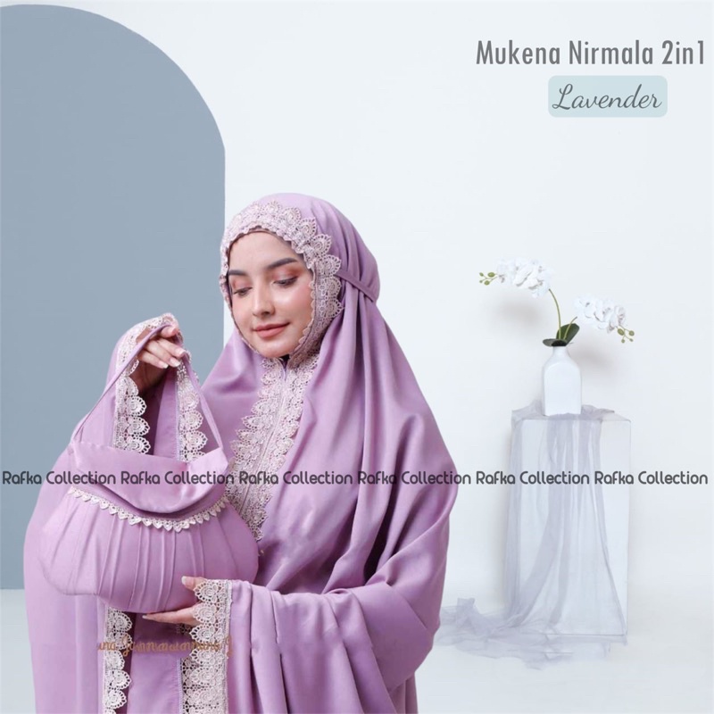 Mukena Dewasa 2in1 Nirmala Silk Premium Mewah