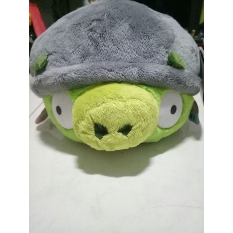BONEKA ORIGINAL CORPORAL HELMET PIG ANGRY BIRDS