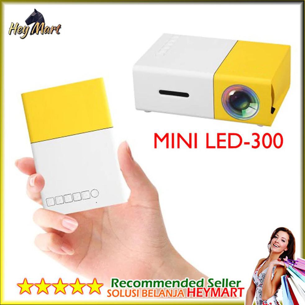 LJP Projector MINI LED-300 Infokus Kecil - Proyektor Mini Infocus Portable