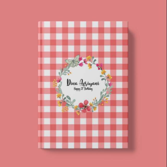 

Notebook custom catatan custom jurnal custom #flower