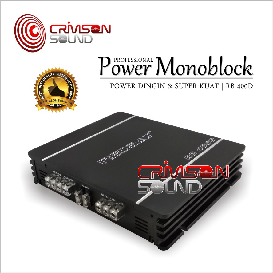 POWER MONOBLOCK REDBAT RB-400D CLASS D Monoblok