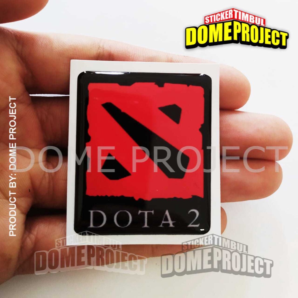STIKER MOTOR TIMBUL EMBLEM DOTA LENTUR AKSESORIS SEPEDA MOTOR