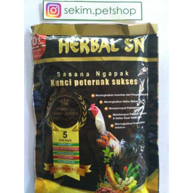 Jamu /Obat / Vitamin Ayam Herbal SN
