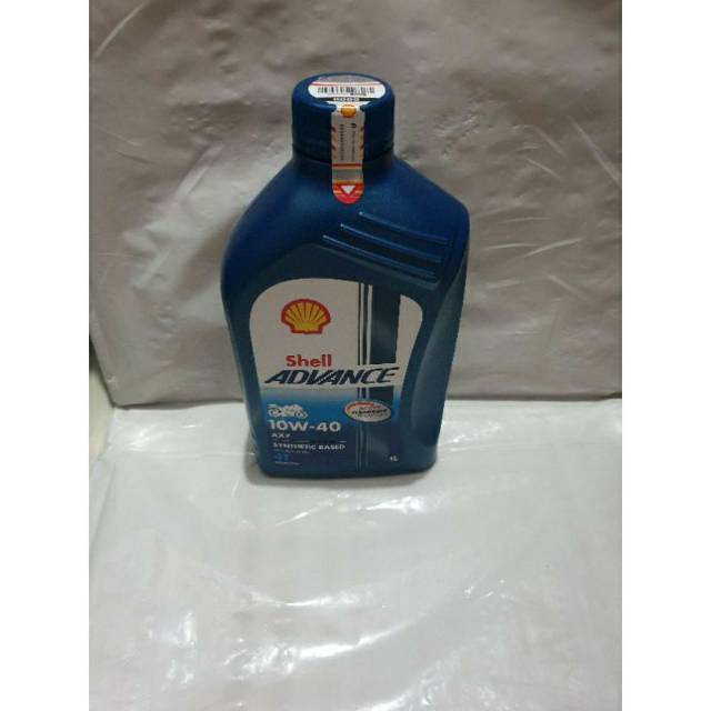 Oli SHELL ADVANCE SAE 10W40 1 LT/ Liter 
ORIGINAL SHELL.