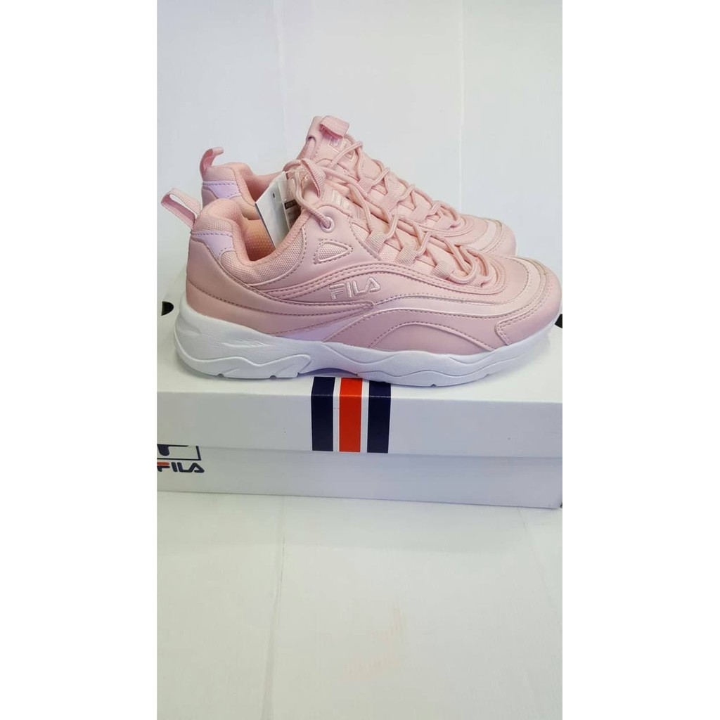 Sepatu Fila Heritage Ray Premium Sneakers Kets Casual Kuliah Wanita