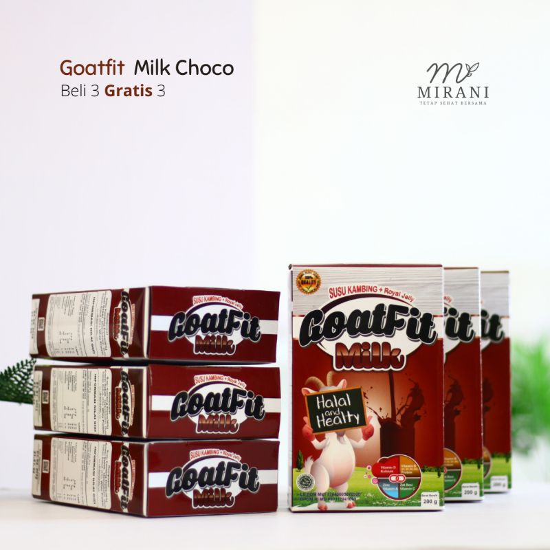 

Mirani - Susu Kambing Goat Fit Coklat Beli 3 Gratis 3
