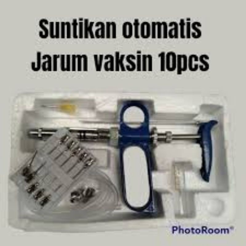 Alat suntik vaksin hewan | Ayam Itik Bebek Unggas Dll | Petelur Otomatis Bonus 10 Jarum, Mirip Socorex