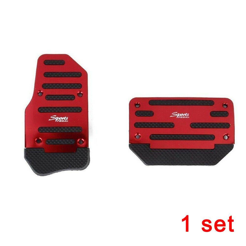 Populer 2pcs Pedal Mobil Baru Rem Gas Clutch Foot Pedal Pad Cover Penutup Transmisi Otomatis Non-slip