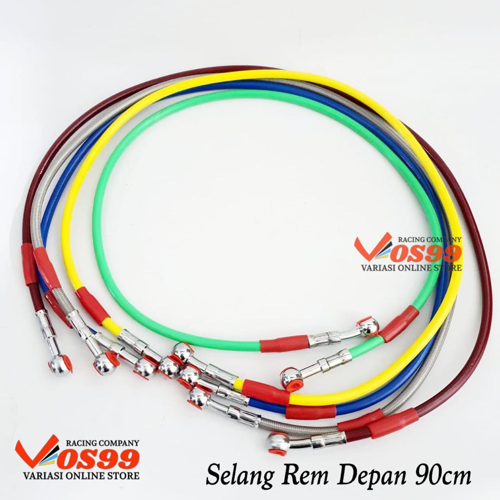 Selang Rem Depan  Variasi 90cm Warna Warni Universal