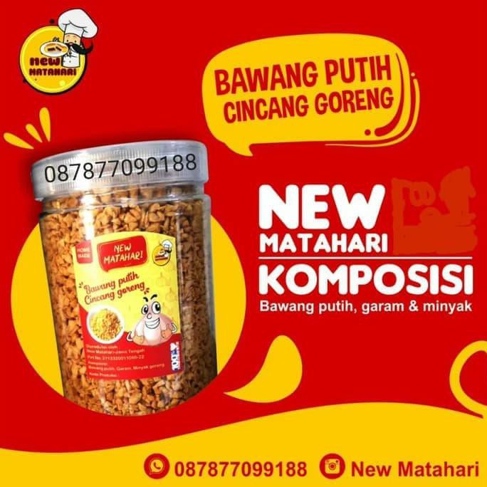 

Bawang putih cincang goreng