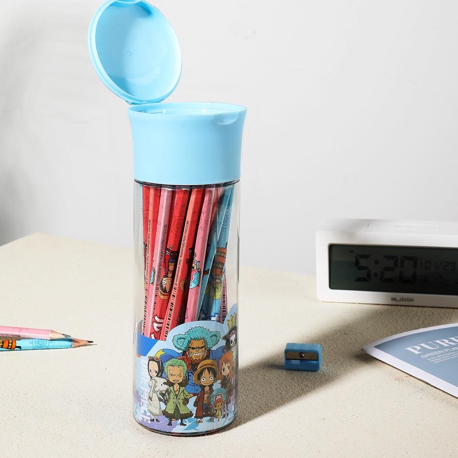 

Bagus Dipakai.. Deli One Piece Graphit Pencil / Pensil Kayu Grafit 2B Lucu Kartun One Piece Free Rautan Box / Tube EC02X-2B