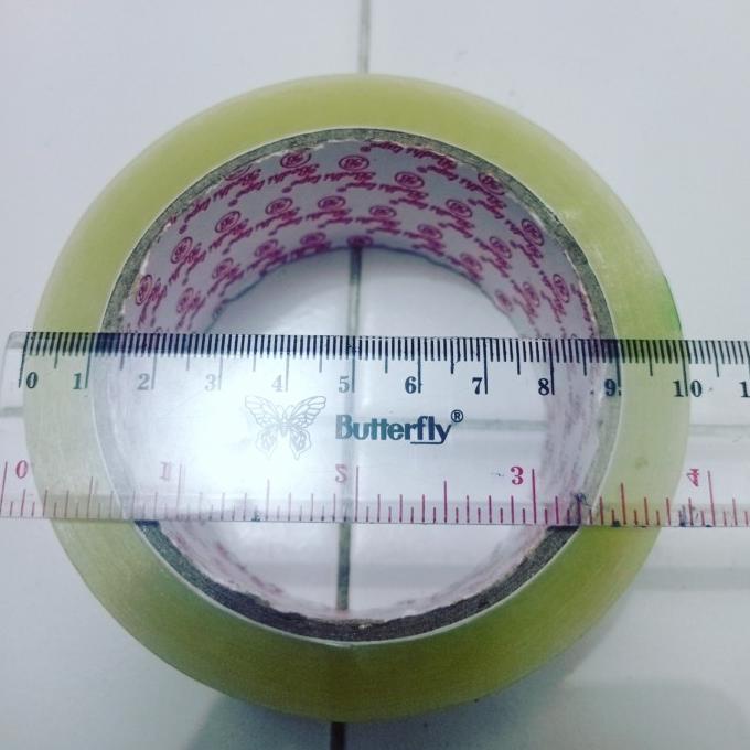 

(KHUSUS GRAB/GOSEND) Lakban bening coklat murah 90 yard 1 dus 72 roll - Bening ---Termurah---